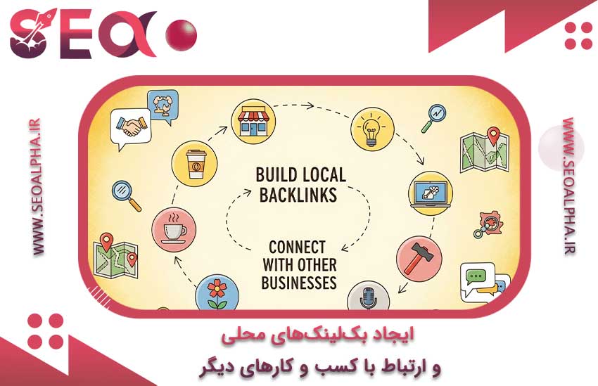 ایجاد بک‌لینک‌های محلی و ارتباط با کسب و کارهای دیگر